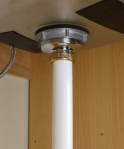 Alternative view of Keeney10-12WK 1-1/2" x 12" Plastic Flanged Sink Tailpiece, White 1 Count (Pack of 1)