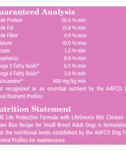 Blue Buffalo Small Breed Dog Food, Life Protection Formula, Natural Chicken & Brown Rice Flavor, Adult Dry Dog Food, 15 lb Bag 15 Pound (Pack of 1) 35 81gAMQKHJtL