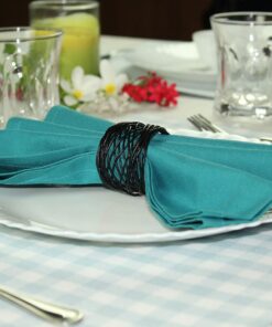 COTTON CRAFT Multicolor Cloth Napkins - Set of 12 Pure Cotton Everyday Lunch Dinner Napkin - Spring Summer Fall Holiday Birthday Party Gift - Soft Washable Absorbent Reusable Napkin - Oversized 20x20 12 Pack -20x20 Inch 31 81gAbWuTThL