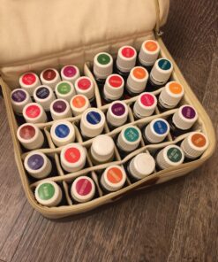 Essential Oil Bag Organizer/Carrying Case - Hold up to 30 Bottles of 15ml Oils! (Beige, M) 21 81gAnkDTXXL