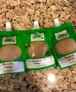 Baby Food Maker For Infants & Toddlers (11 Piece Set)- Make 4 6oz Food Squeeze Purees at Once w/Fill Station, Pouches, Funnel, Tubes & Plunger- Dishwasher Safe & BPA Free for Homemade Semi-Solid Food 28 81gB4801tQL