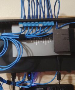 StarTech.com 4U Wall Mount Patch Panel Bracket - 19 inch Steel Vertical Mounting Rack for Network and Data Equipment (RK419WALLV) 31 81gByOu34VL