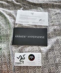 Razer Kraken V3 HyperSense Wired USB Gaming Headset w/Haptic Technology: Triforce Titanium 50mm Drivers - THX Spatial Audio - Hybrid Fabric & Leatherette Memory Foam Cushions - Detachable Mic 66 81gCNY3yuRL