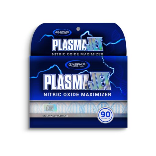 Gaspari Nutrition PlasmaJet, Legendary N.O. Nitric Oxide Maximizer, Increased Lean Mass and Strength, Maximum Vascularity and Vasodilation, 90 Capsule