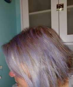 Vitamins Keratin Purple Hair Mask - Violet Blue Protein Deep Conditioner Treatment - Toner for Blonde Platinum Silver Gray Ash or Brown Colored Dry and Damaged Brassy Hair 36 81gEqeeQijL