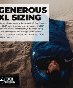 Tough Outdoors Sleeping Bags for Adults & Kids Sleeping Bags Girls Boys Teens - Camping Sleeping Bag for Backpacking- Cold Warm Weather & Summer Sleeping Bag - Lightweight Waterproof Compact Sleep Bag Adult Sleeping Bag - 40-60F Temperature Rating 27 81gFkZyOVyL