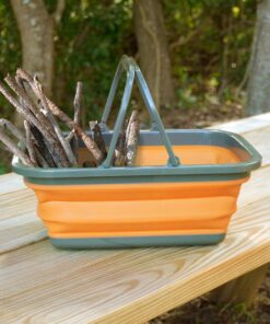 ustFlexWare Collapsible Sink with 2.25 Gal Wash Basin for Washing Dishes and Person During Camping, Hiking and Home 30 81gGuqmKmOL