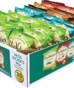 Miss Vickie's Kettle Cooked Potato Chips Variety Pack, 30 Count 12 81gHkwm HML