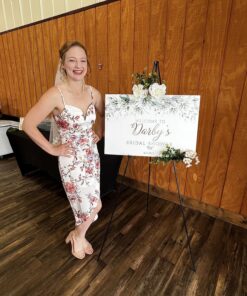 Amazon Basics Easel Stand, Instant Floor Poster, Lightweight, Collapsible and Portable with Tripod Base, Black Steel(supports 5 pounds) 31 81gIuBdNkyL