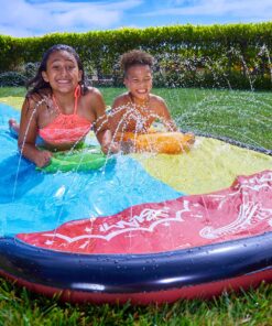 Alternative view of Wham-O Slip N Slide Wave Rider Double with 2 Slide Boogies