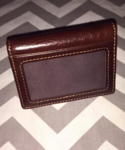 RFID Blocking Front Pocket Slim Leather Bifold Wallet Credit Card Case Holder ID Window small Coffee 20 81gJhxSN8gL