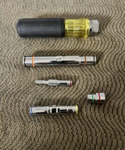 Klein Tools 32807MAG 7-in-1 Nut Driver, Magnetic Driver has SAE Hex Nut Sizes 1/4 to 9/16-Inch, Cushion Grip Handle for Added Torque 48 81gKO3xBIL