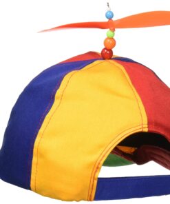 Forum Novelties unisex adult Classic Propeller Hat Costume Headwear, Multi, One Size US 25 81gL35LyOcL