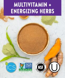 New Chapter Energy Supplement - Perfect Energy Multivitamin for Balanced Energy + Stress Support with B Vitamins + Vitamin D3 + Organic Non-GMO Ingredients - 96 ct 96 Count (Pack of 1) Energizing Multivitamin 13 81gLAS6h1wL