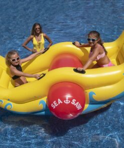 Swimline Sea-Saw Rocker , Yellow Sea-Saw Double Rocker 11 81gMPnudulL