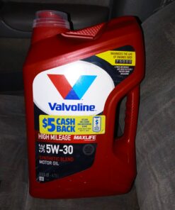 Valvoline High Mileage with MaxLife Technology SAE 5W-30 Synthetic Blend Motor Oil 5 QT 31 81gMio2qeaL