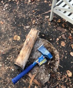 ESTWING Fireside Friend Axe - 14" Wood Splitting Maul with Forged Steel Construction & Shock Reduction Grip - E3-FF4, Blue 31 81gR6UoXz3L