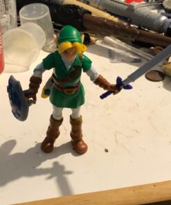 World of Nintendo The Legend of Zelda: Ocarina of Time Link Action Figure 4 Inches 11 81gSWDGDUML