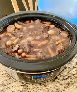 Hamilton Beach Portable 6 Quart Set & Forget Digital Programmable Slow Cooker Lock, Dishwasher Safe Crock & Lid, Temperature Probe, Stainless Steel 25 81gSo v5yPL