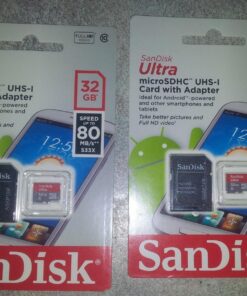 SanDisk Ultra 32GB microSDHC UHS-I Card with Adapter, Silver, Standard Packaging (SDSQUNC-032G-GN6MA) 31 81gT8ZDXaL