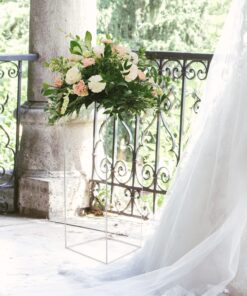 Alternative view of Display Cube Pedestal Tall One Piece Riser 12" x 12" x 32" Acrylic Clear Column No Lid Lucite Stand Flower Tower Weddings Special Events Staging Decor Plexiglass Display Box by Marketing Holders 12"w x 12"d x 32"h