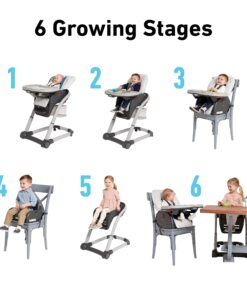 Alternative view of Graco Blossom 6 in 1 Convertible High Chair, Redmond 6-in-1