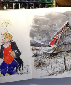 Handbook Journal Co. Artist Watercolor Sketchbook Journal, Square 8.25 x 8.25 Inches, 95lb / 200 GSM, Hardcover w/Pocket 95 lb / 200 gsm 46 81gVq6WIdL