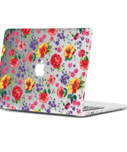 Alternative view of GMYLE MacBook Air 13 Inch Case A1466 A1369 Old Version 2010 2017, Storage Bag Pouch Travel and Keyboard Cover 3 in 1 Set (Pastoral Floral) MacBook Air 13" (A1369/A1466) Clear Pastoral Floral