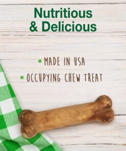 Alternative view of Nylabone Healthy Edibles Long-Lasting Dog Treats - Natural Dog Treats for Medium Dogs - Dog Products - Chicken Flavor, Medium/Wolf (2 Count)