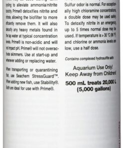 Seachem Prime Fresh and Saltwater Conditioner - Chemical Remover and Detoxifier 500 ml 24 81gXV6O0i1L