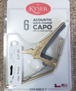 Kyser Quick-Change Guitar Capo for 6-string acoustic guitars, Gold, KG6GA 13 81gYaTFAZyL