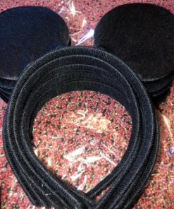 NiuZaiz Set of 12 Mouse Ears Headbands Christmas Party Favors Black 18 81ga1yWcABL