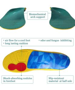 OSOTIKSOL Plantar Fasciitis Feet Insoles & Arch Support Shoe Insert Insoles Orthotic Inserts for Men & Women Relieve Flat Feet, High Arch, Foot Pain M(Men's:7-8 1/2,Women's:9-10 1/2) 11 81gahc8VtEL