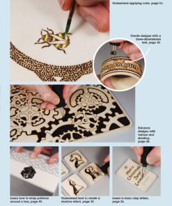 Learn to Burn: A Step-by-Step Guide to Getting Started in Pyrography (Fox Chapel Publishing) Easily Create Beautiful Art & Gifts with 14 Step-by-Step Projects, How-to Photos, and 50 Bonus Patterns 20 81gbpVUzwGL