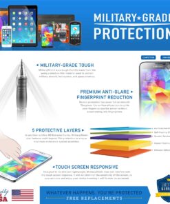 Alternative view of Armor Suit MilitaryShield Anti-Glare Screen Protector (2 Pack) for ASUS ZenWatch 2-1.63" - Matte Anti Bubble Film