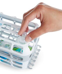 Munchkin® High Capacity Dishwasher Basket, 1 Pack, Grey 1 Count (Pack of 1) 20 81gcv7B8wzL
