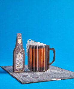 Lovepop Beer Pop Up Card, 5x7-3D Greeting Card, Pop Up Birthday Card for Dad, Brother or Friend, Father’s Day Card, Retirement Cards for Men 16 81gfEi9OEQL