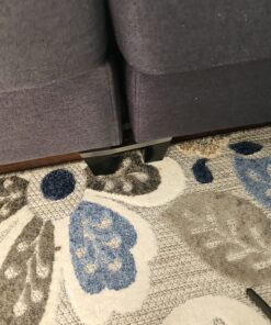 Couch Clamp Sectional Connectors for Sliding Sofas - Prevent Floor Scratches and Big Gaps in Your Couch with NO Tools or Invasive Install - 4 Pack (for 3 Piece Sofa) (Original) Original 38 81gfIzHvWSL