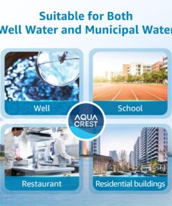 AQUACREST FXHTC 5 Micron 10" x 4.5" Whole House Water Filter, Replacement for GE FXHTC, GXWH40L, American Plumber W10-PR, W10-BC, Culligan RFC-BBSA, GXWH35F, W50PEHD, Pentek R50-BB, Pack of 2 25 81ggGw3m2BL