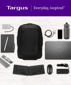 Targus 17 inch Dual Fan Lap Chill Mat - Soft Neoprene Laptop Cooling Pad, Heat Protection/Dispersion Laptop Cooler/Fan, USB-A Connection, Black Portable Lightweight Chill Mat 49 81giOfB8JmL