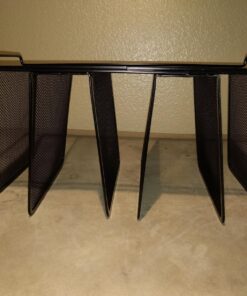 Rolodex 22141 Mesh Stacking Sorter Five Sections Metal 8 1/4 x 14 3/8 x 7 7/8 Black 37 81giZyOTtbL