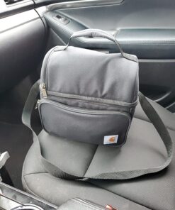 Carhartt Deluxe Dual Compartment Insulated Lunch Cooler Bag, Black Solid 53 81gjvlAYDGL