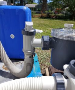 Intex Above Ground Plunger Valves with Gaskets & Nuts Replacement Part (2 Pack) 23 81gkIIecsjL