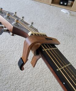 Capo Guitar Capo with Pick Holder for Acoustic and Electric Guitar, Ukelele, Bass, Banjo with Guitar Picks (rose wood) rose wood 48 81gkLf6FQmL