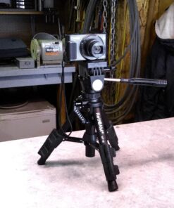 RetiCAM Tabletop Tripod with 3-Way Pan/Tilt Head, Quick Release Plate and Carrying Bag for Phones, Cameras and Spotting Scopes - MT01 Mini Tripod, Aluminum, Black 46 81gktVjqhYL