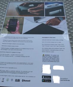 ARROE App-Enabled Laptop Power Bank 20000mAh with Accessories: USB-C PD 60W Wall Charger, International Adaptor Plugs & Laptop Connectors - Smart Charging System for All Devices 47 81gl8w6mp L