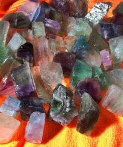 Fantasia Materials: 3 lbs Rainbow Fluorite Rough Stones from China 26 81glqoDz2xL