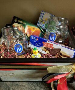 1 Liter HB "Hofbrauhaus Munchen" Dimpled Glass Beer Stein 39 81glxpJ7L