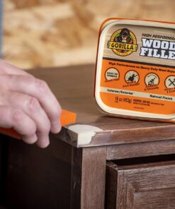 Gorilla All Purpose Wood Filler, 16 Ounce Tub, Natural (Pack of 1) 1 Pack 31 81gm7G3edoL
