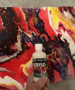 Alternative view of Sargent Art 22-2396 8-Ounce Acrylic Paint, White